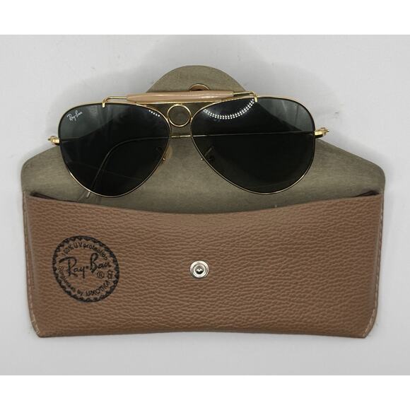 Rare Ray-Ban RB3138 Shooter Transitional Italy Frame B&L G15 Glass Sunglasses main image 16